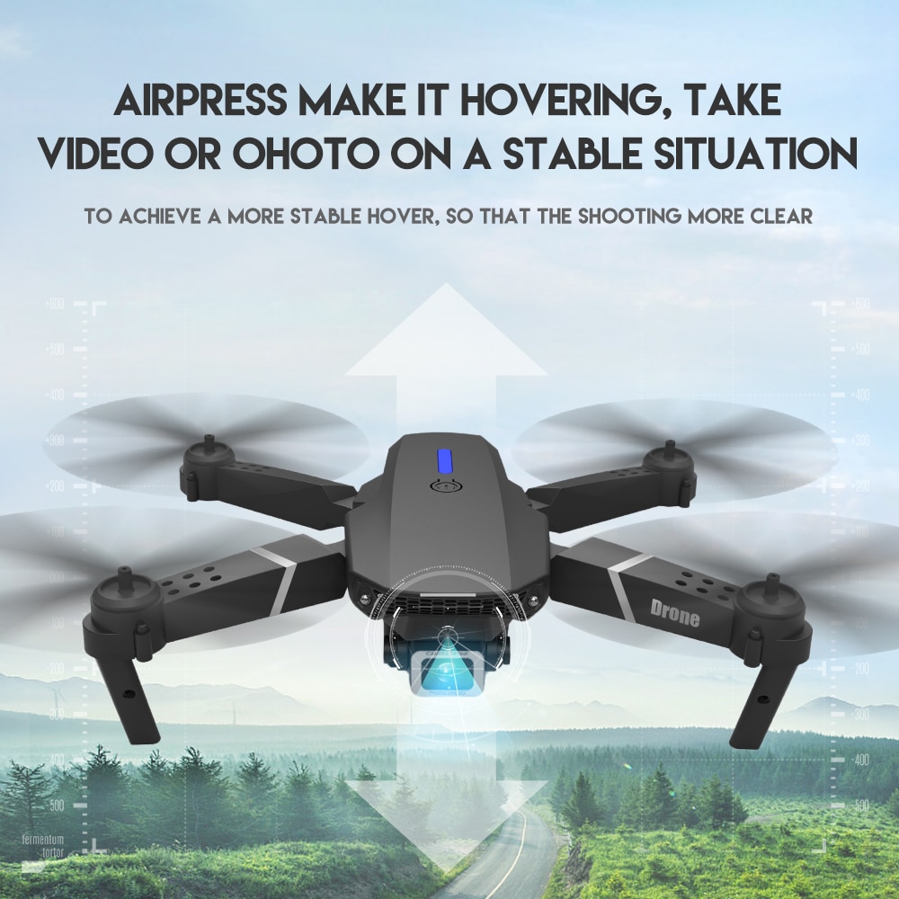 New 2023 E88Pro RC Drone 4K Professinal With 1080P Wide Angle HD Camera Foldable RC Helicopter WIFI FPV Height Hold Gift Toy - Images 10