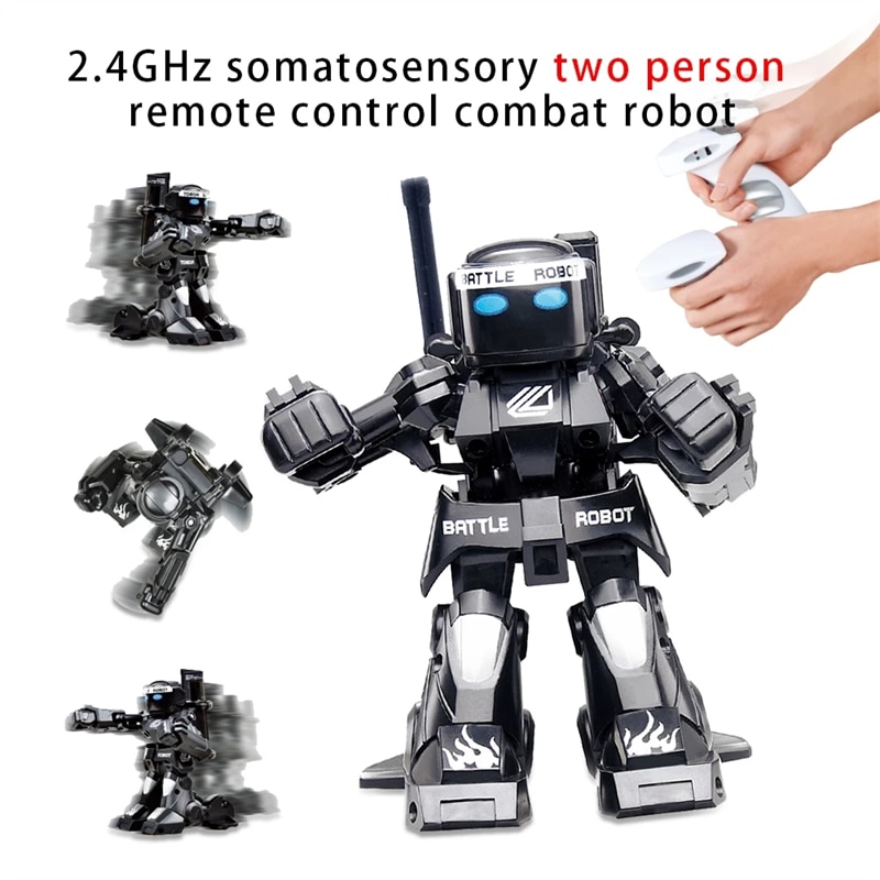 New Battle Fighting RC Robot Toy Boys Remote Control Body Sense Control Smart Robot Intelligent Electric Toys For Children Gifts - Ảnh 11