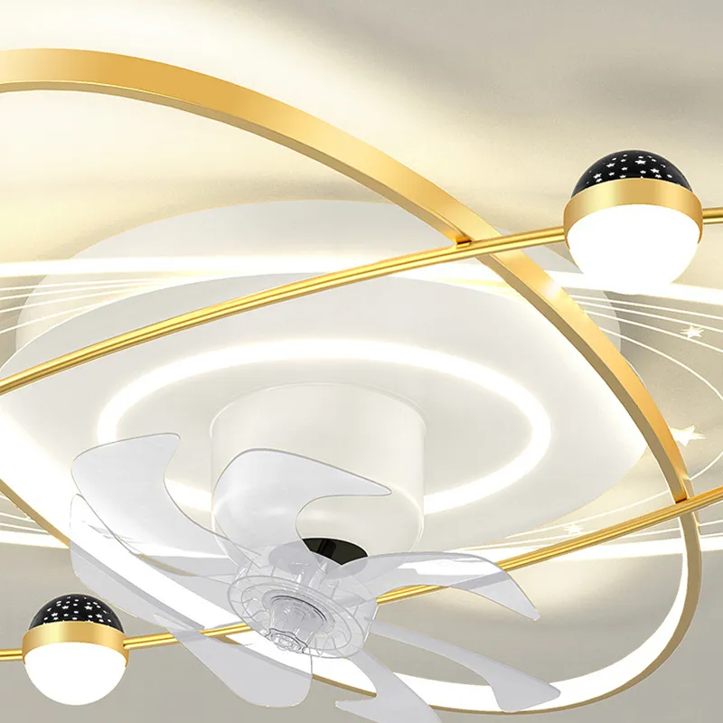 Nordic Modern Luxury Ceiling Fan Lamp High Transmittance Acrylic Ceiling Lamp Living Room Bedroom Dining Room Ceiling Fan Lights