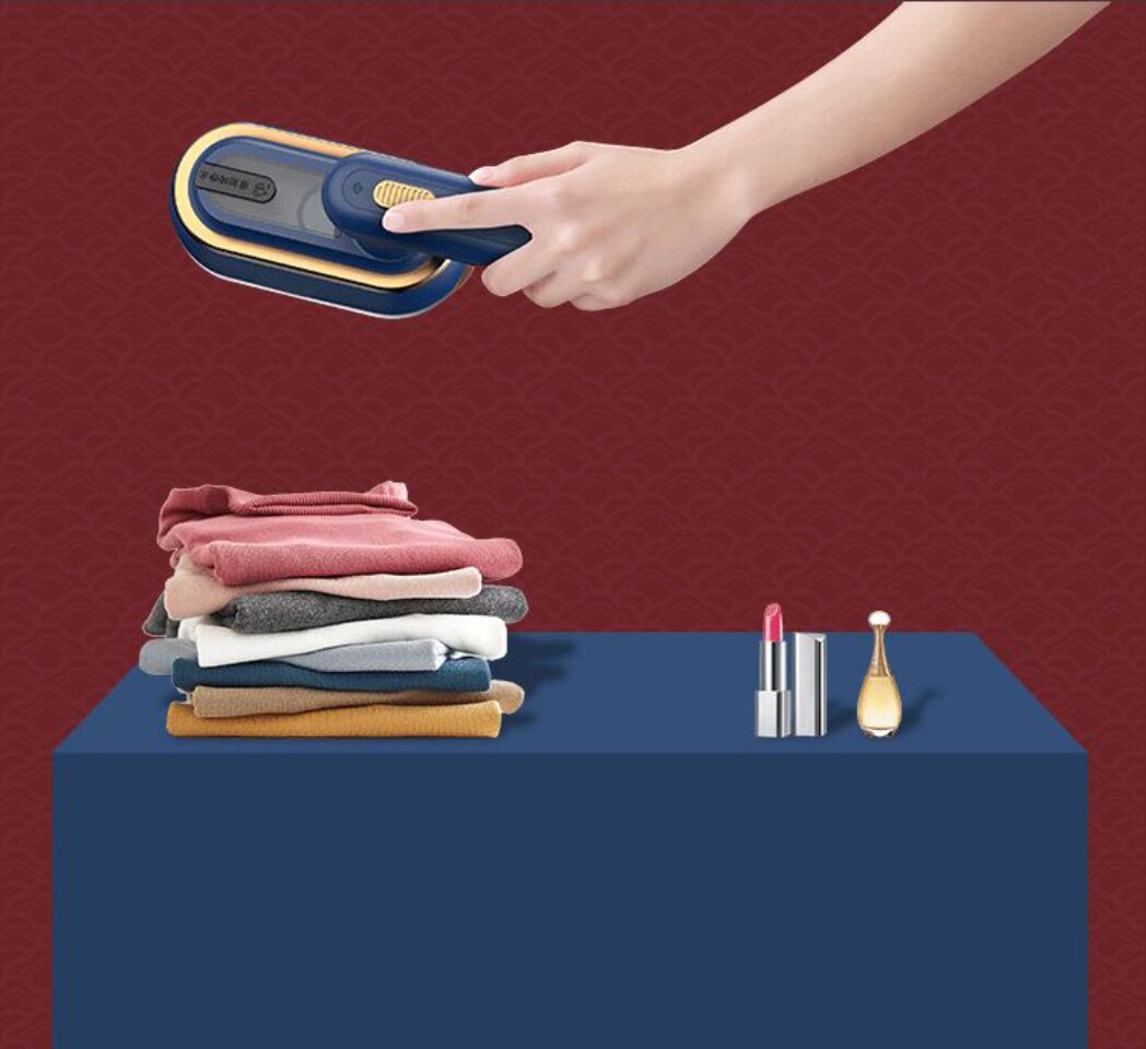 REUP Bàn Ủi Quần Áo Di Động Bàn Ủi Hơi Nước Cho Quần Áo Khô Ướt Máy Ủi Cầm Tay Máy Làm Sạch Nhiệt Nhanh 15S Ủi 1200W - Ảnh 10