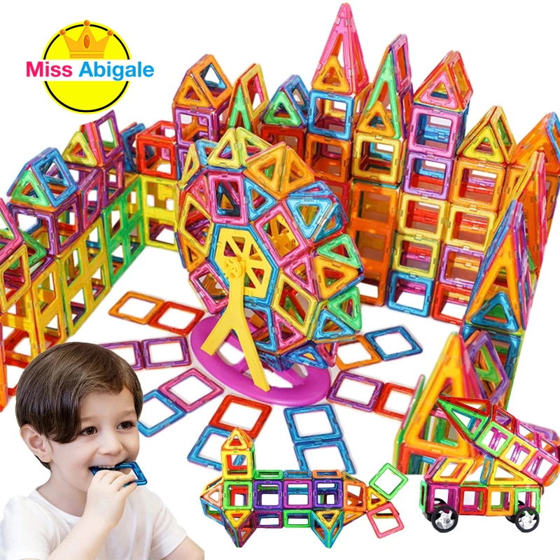 Size Lớn Và Kích Thước Nhỏ Từ Tính Nhà Thiết Kế Nam Châm Khối Xây Dựng Phụ Kiện Giáo Dục Hàm Tạo Đồ Chơi Cho Trẻ Em