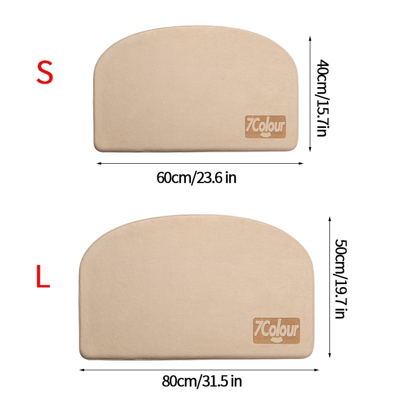 Super Absorbent Bath Mat Memory Foam Carpet Non-slip Bathroom Rug Bathtub Side Floor Rugs Shower Room Doormat Toilet Footpad - imaget 1