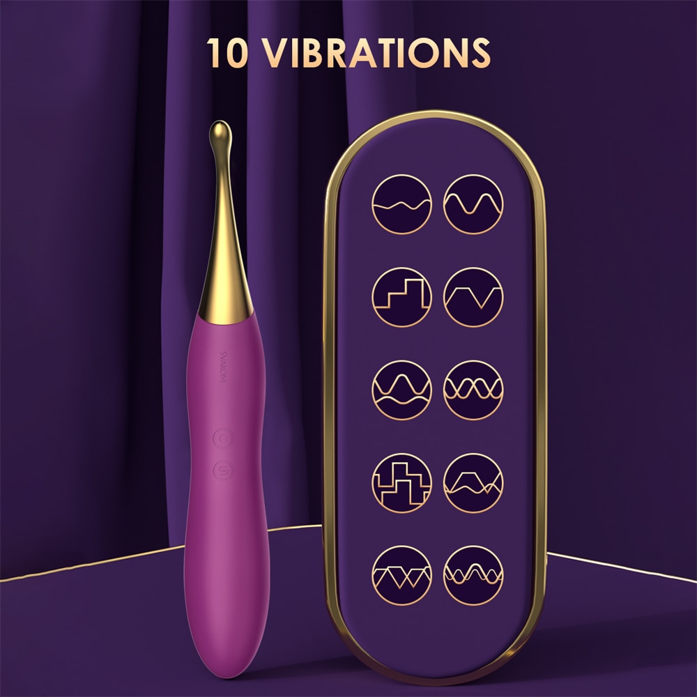 SVAKOM BEATRICE Clit Vibrators Female Squirting Clit G-Spot  Nipple 4 in 1 Dildo Clitoral Vibrator Sex Toys for Women Adult Toy