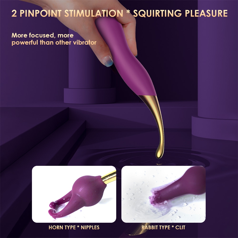 SVAKOM BEATRICE Clit Vibrators 여성 Squirting Clit G-Spot 젖꼭지 4 in 1 Dildo Clitoral Vibrator 여성용 섹스 토이 성인 장난감