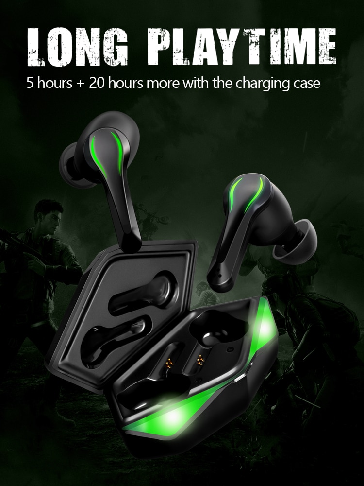 Tai Nghe Nhét Tai Chơi Game Zime Winner Độ Trễ Thấp 65ms Bluetooth TWS Có Mic Bass Định Vị Âm Thanh Tai Nghe Không Dây PUBG