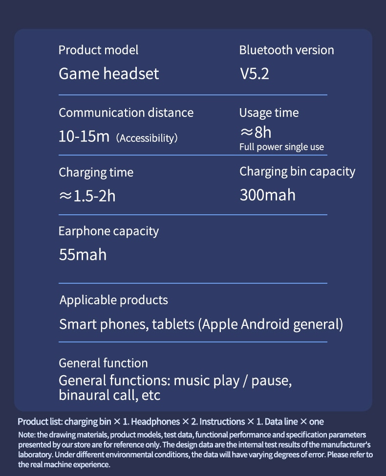 TWS Earphone Bluetooth Wireless Earbuds Ultra Low Latency Music Headphones HD Call Dual Mode Gaming Headset With Mic - Images 15