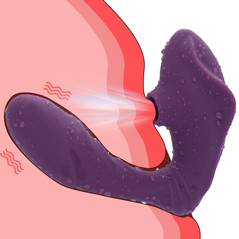 Vagina Sucking Vibrator Vibrating Sucker Oral Sex Suction Clitoris Stimulator Erotic Sex Toy for Women Sexual Wellness
