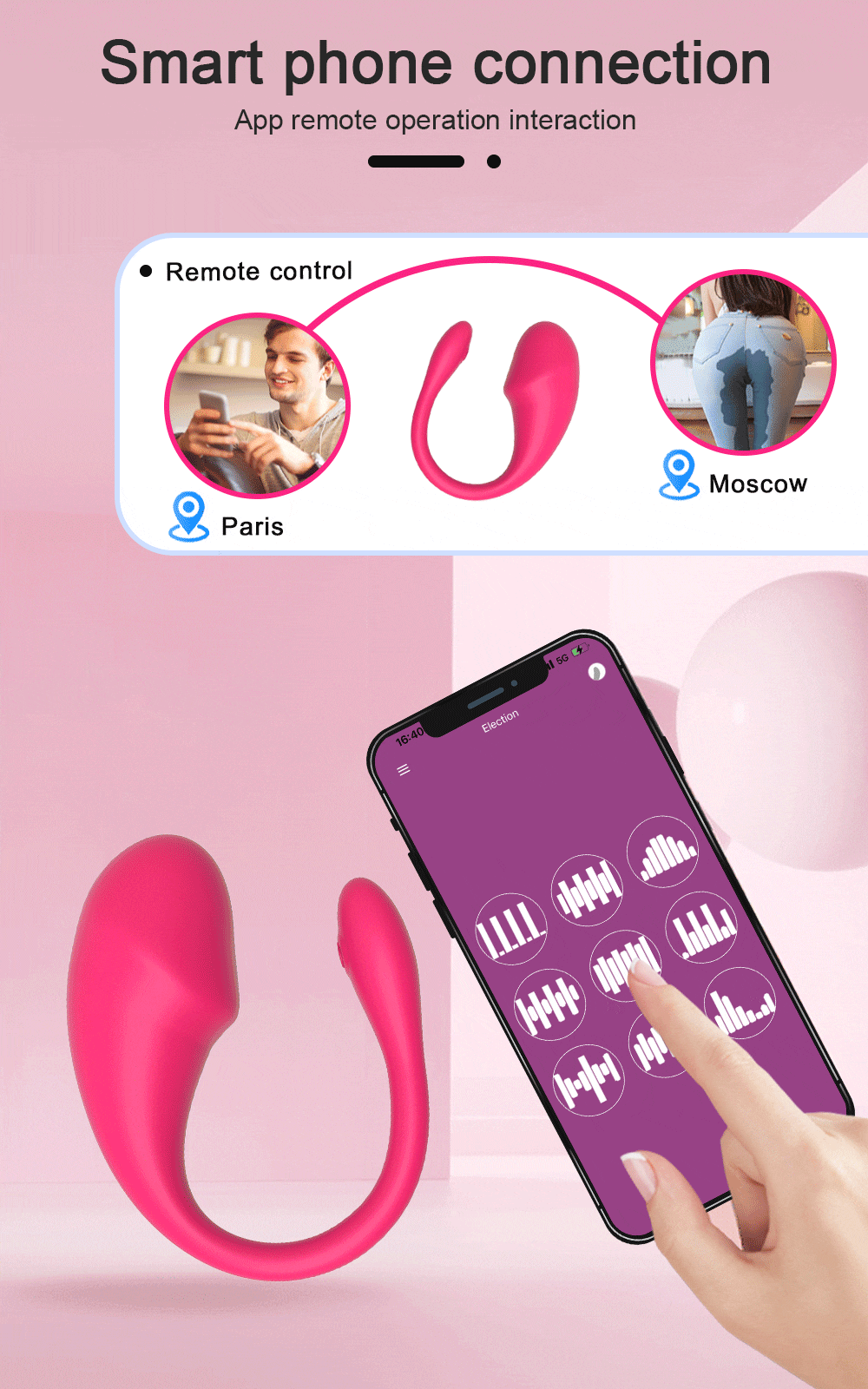 Bluetooth Không Dây Điểm G Dương Vật Giả Máy Rung Nữ Ứng Dụng Điều Khiển Từ Xa Đeo Trứng Rung Clit Quần Lót Nữ Đồ Chơi Tình Dục dành Cho Người Lớn - Ảnh 10