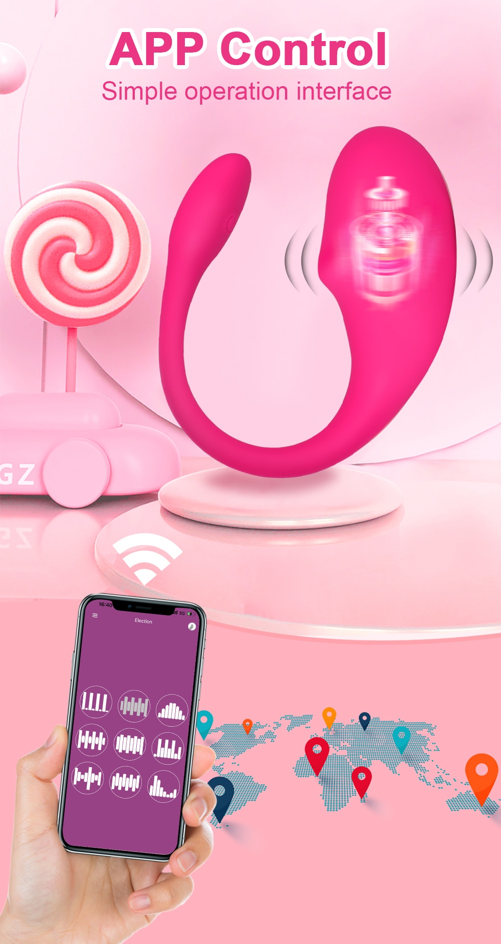 Bluetooth Không Dây Điểm G Dương Vật Giả Máy Rung Nữ Ứng Dụng Điều Khiển Từ Xa Đeo Trứng Rung Clit Quần Lót Nữ Đồ Chơi Tình Dục dành Cho Người Lớn - Ảnh 12