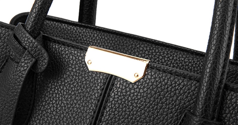 Phụ Nữ Da PU Túi Xách Nữ Lớn Túi Tote Nữ Vuông Đeo Vai Bolsas Mi Sắc Thời Trang Mới Túi Đeo Chéo - Ảnh 31