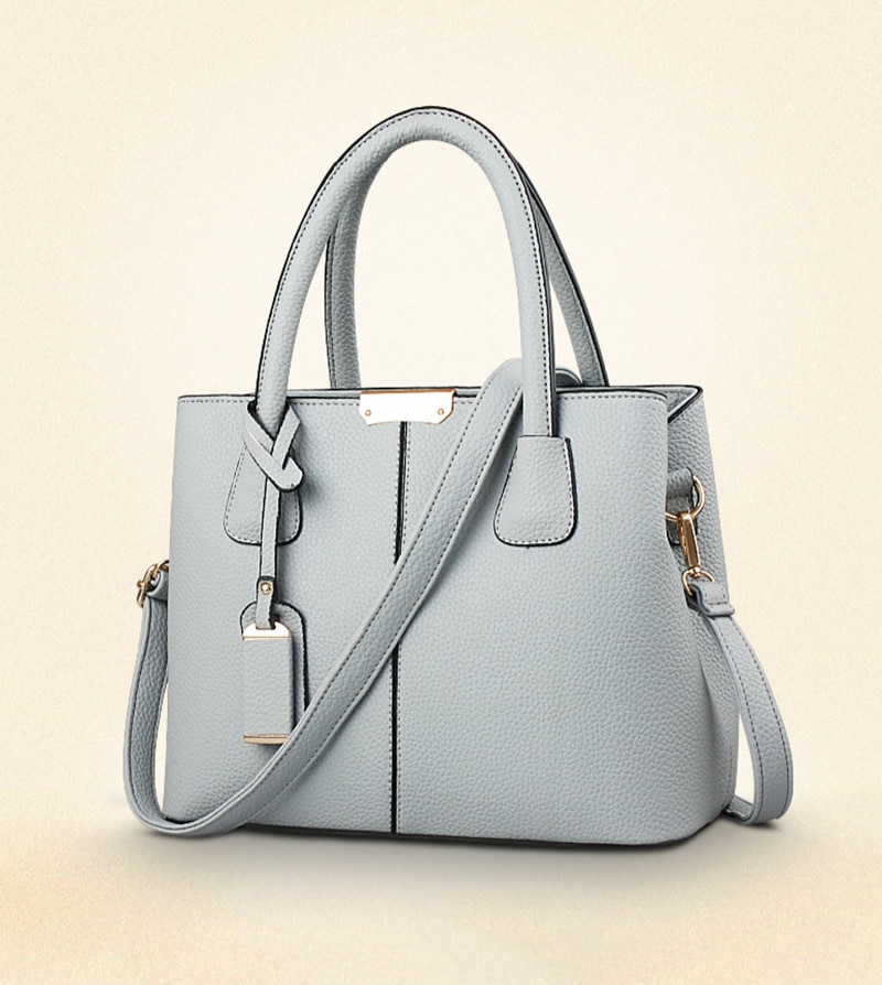 Phụ Nữ Da PU Túi Xách Nữ Lớn Túi Tote Nữ Vuông Đeo Vai Bolsas Mi Sắc Thời Trang Mới Túi Đeo Chéo - Ảnh 11