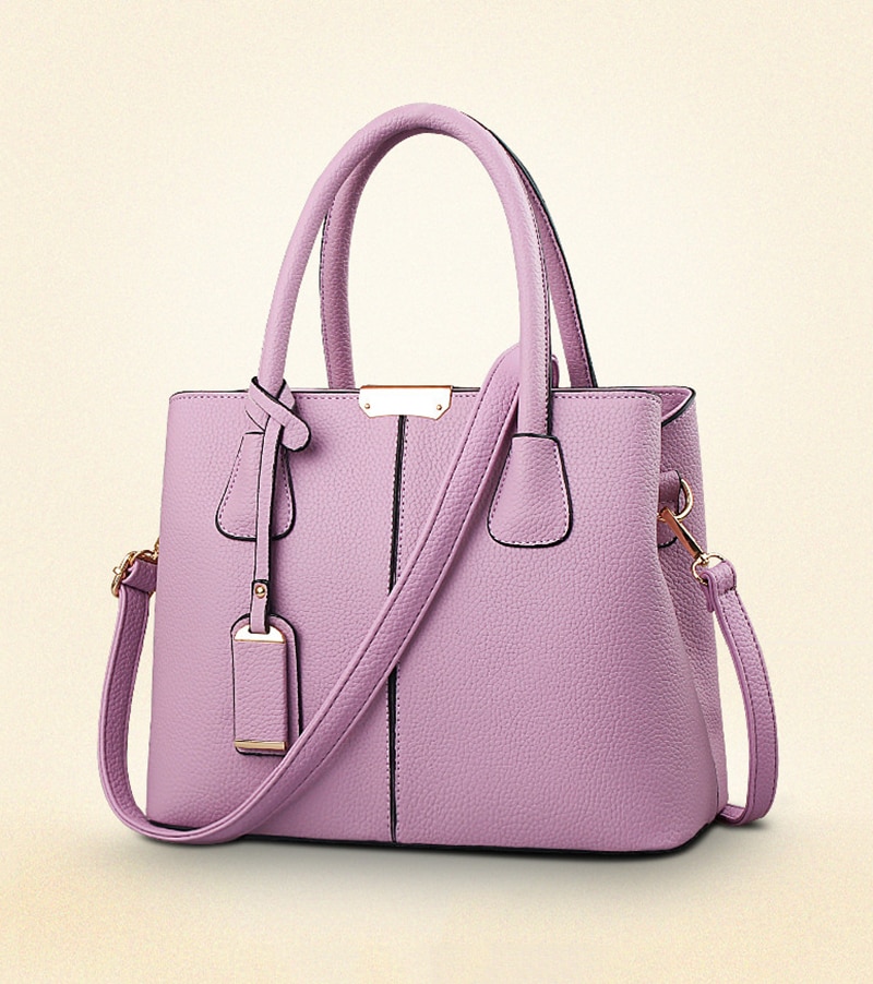 Phụ Nữ Da PU Túi Xách Nữ Lớn Túi Tote Nữ Vuông Đeo Vai Bolsas Mi Sắc Thời Trang Mới Túi Đeo Chéo - Ảnh 13