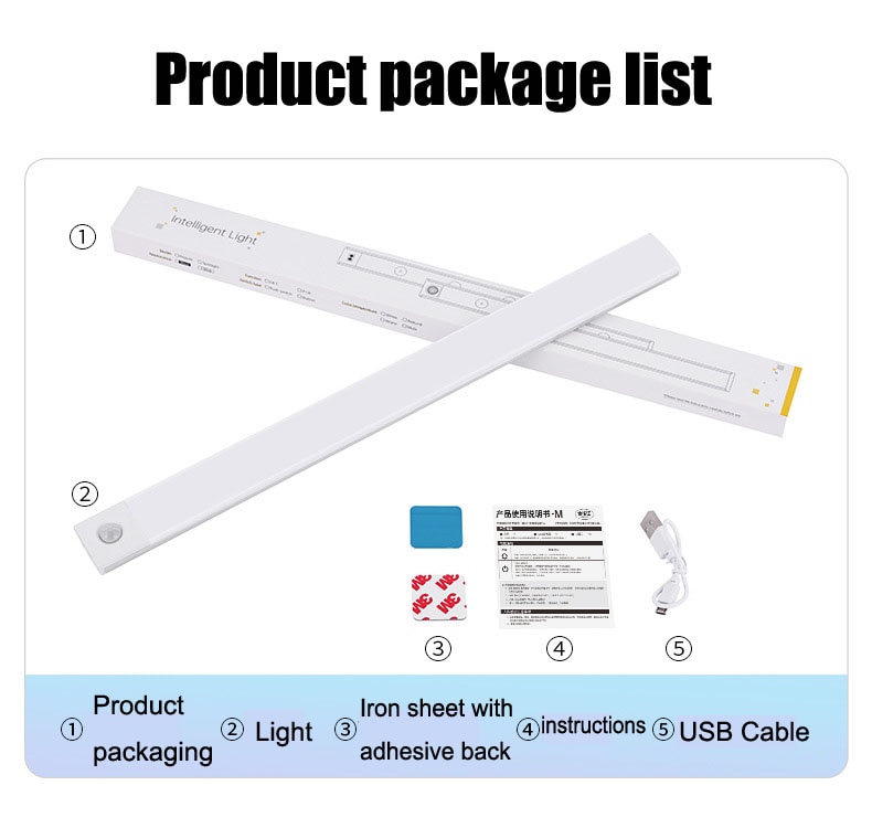 Xiaomi 야간 조명 모션 센서 무선 LED USB 충전식 벽 램프 3 색 디밍 야간 램프 장식 침실 캐비닛 - imaget 30 Xiaomi 야간 조명 모션 센서 무선 LED USB 충전식 벽 램프 3 색 디밍 야간 램프 장식 침실 캐비닛 - imaget 30