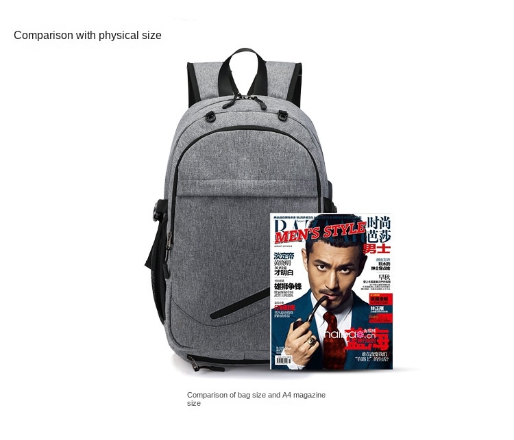 농구 가방 남자 배낭 USB 충전 스마트 배낭 방수 15.6 인치 컴퓨터 학생 Schoolbag - imaget 7