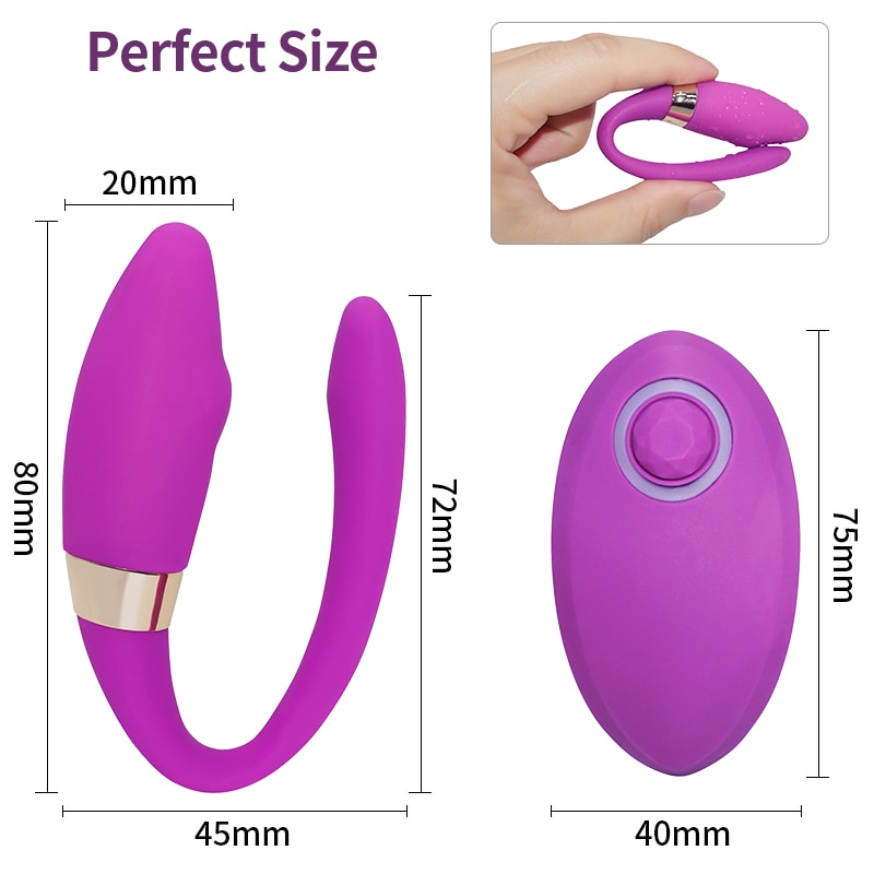 무선 원격 제어 진동기 여성 Clitoris 자극기 Dildo Wearable 섹스 토이 for 여성 커플 성인 18 -Tian E