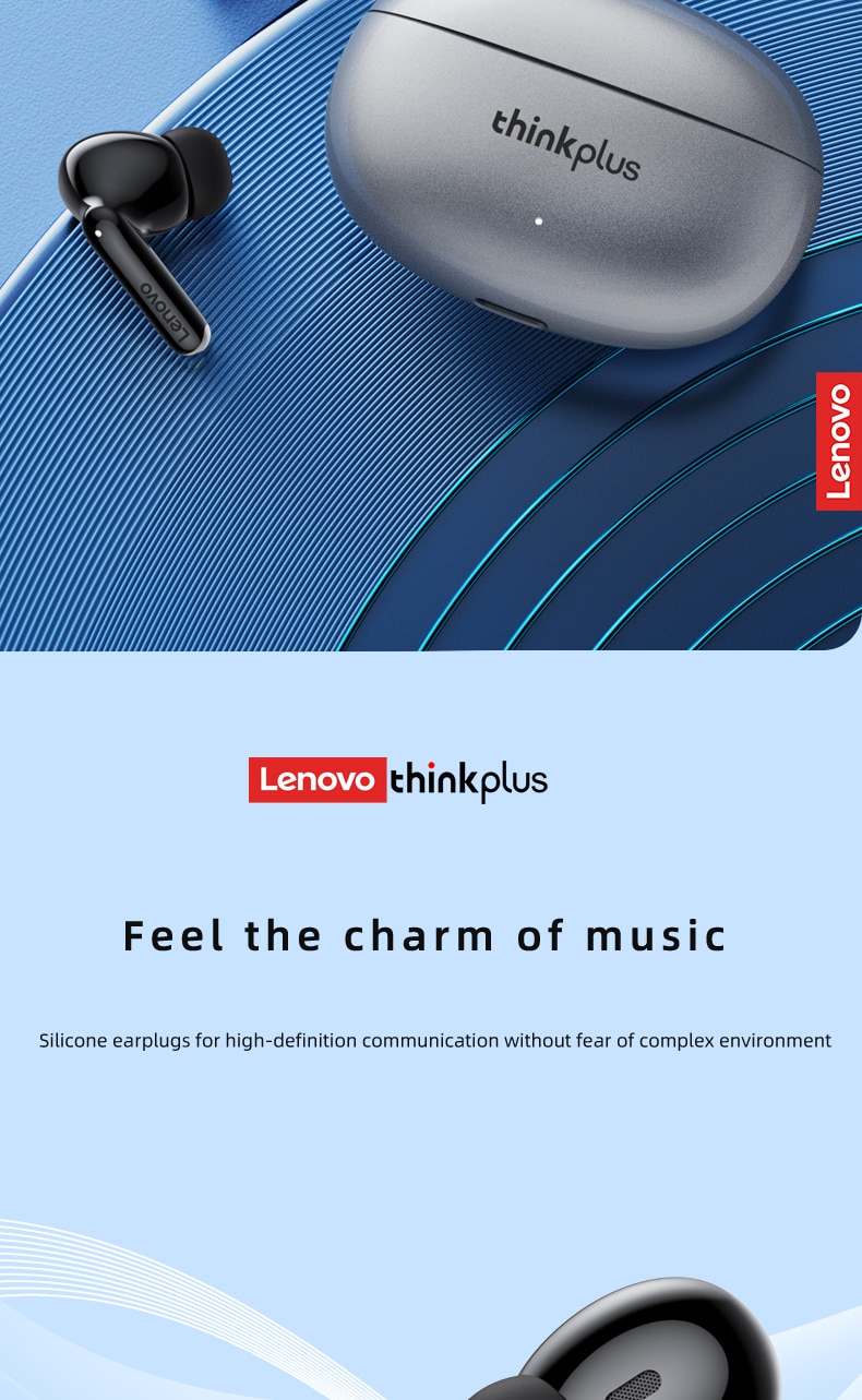 새로운 원본 lenovo xt88 tws 무선 이어폰 블루투스 5.3 듀얼 스테레오 소음 감소 저음 터치 컨트롤 긴 대기 헤드셋 - imaget 9 새로운 원본 lenovo xt88 tws 무선 이어폰 블루투스 5.3 듀얼 스테레오 소음 감소 저음 터치 컨트롤 긴 대기 헤드셋 - imaget 9