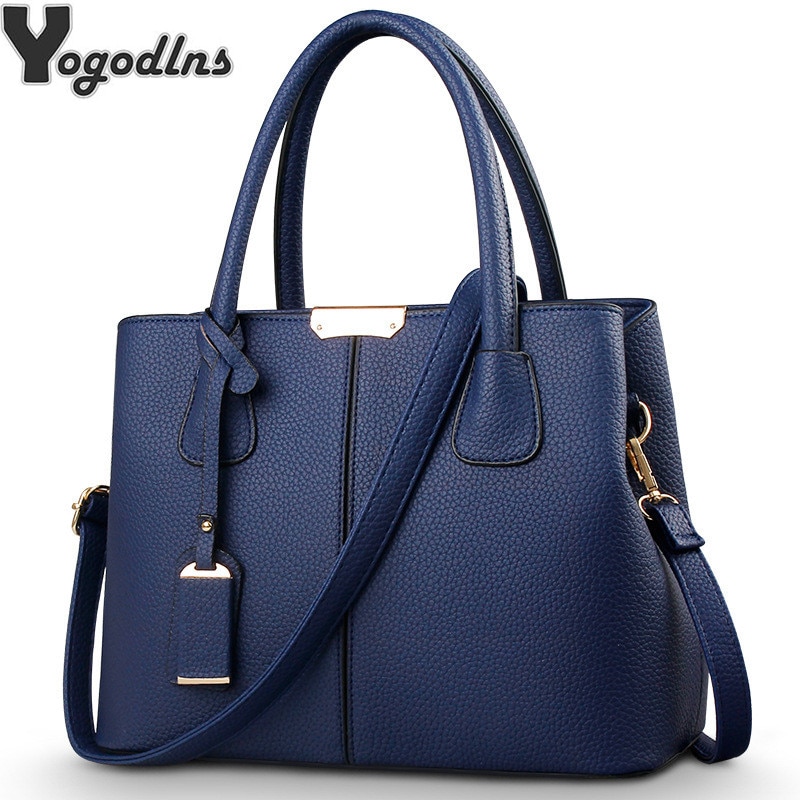 여성 PU 가죽 핸드백 숙녀 대형 토트 백 여성 스퀘어 숄더 백 Bolsas Femininas Sac 새로운 패션 크로스 바디 백