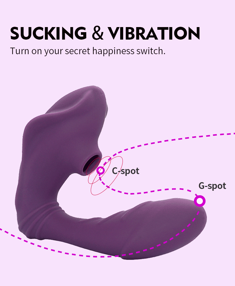 질내 사정 진동기 진동 빨판 구강 성교 흡입 클리토리스 자극기 여성을위한 에로틱 한 섹스 토이 성적 웰빙 - imaget 2