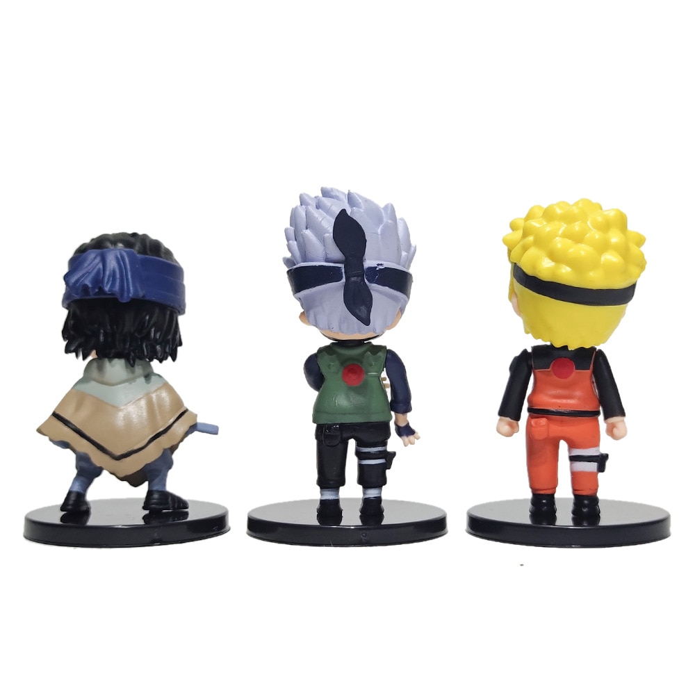 핫 12 개/대 애니메이션 나루토 Shippuden Hinata Sasuke Itachi Kakashi Gaara 애니메이션 피규어 Q 버전 PVC 피규어 장난감 인형 아이 선물 - imaget 12