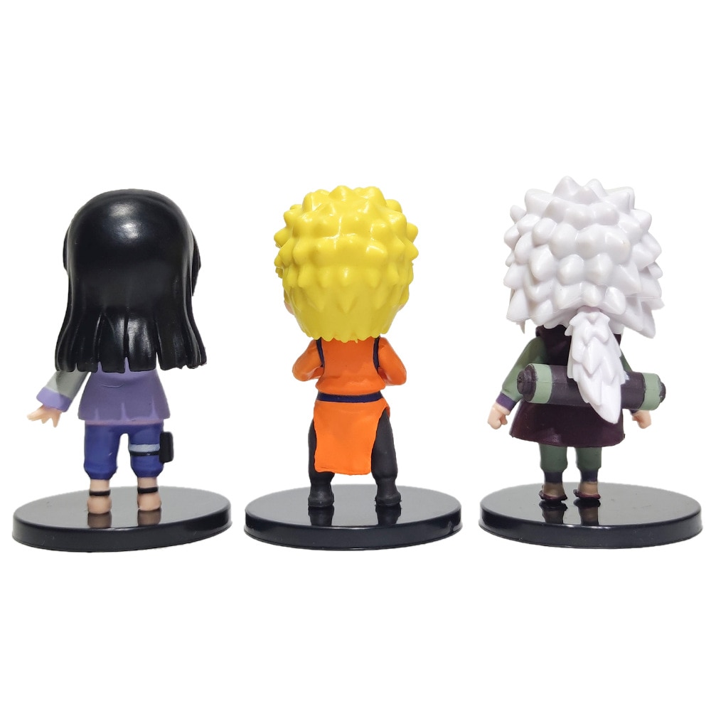 핫 12 개/대 애니메이션 나루토 Shippuden Hinata Sasuke Itachi Kakashi Gaara 애니메이션 피규어 Q 버전 PVC 피규어 장난감 인형 아이 선물 - imaget 14