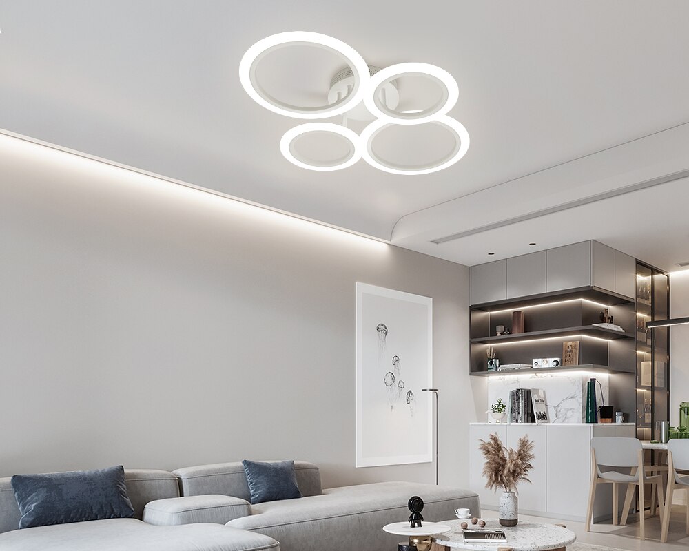 현대 Led 천장 조명기구 스마트 원격 무단 디밍 샹들리에 120W 천장 조명 거실 침실 다이닝 룸 - imaget 23 현대 Led 천장 조명기구 스마트 원격 무단 디밍 샹들리에 120W 천장 조명 거실 침실 다이닝 룸 - imaget 23