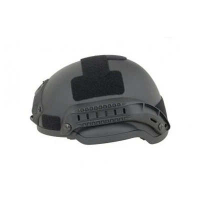 Police MICH Bulletproof Helmet Middle Cut with Tactical Rail